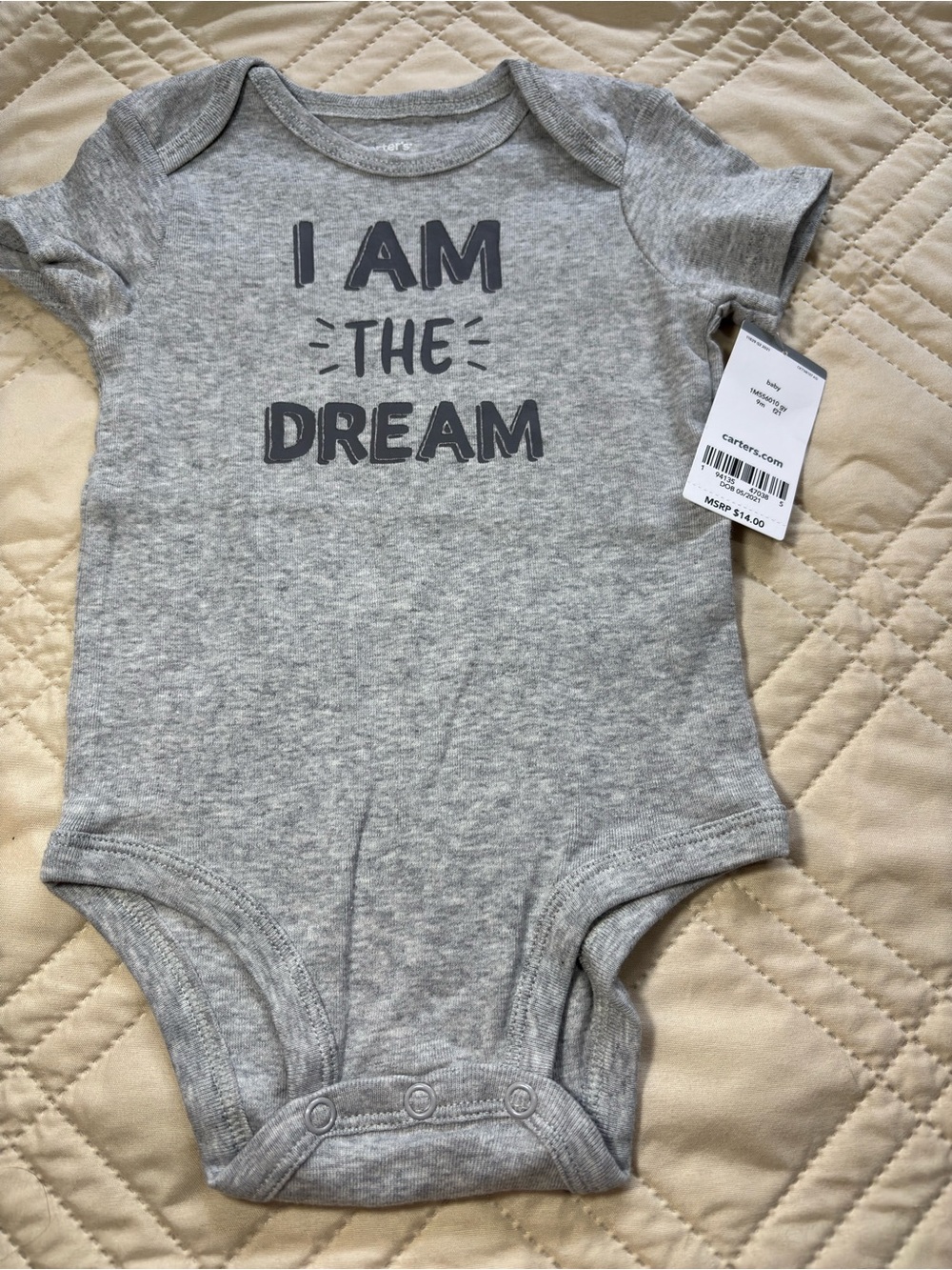 Carter's 9M 'I AM THE DREAM' Baby Bodysuit
